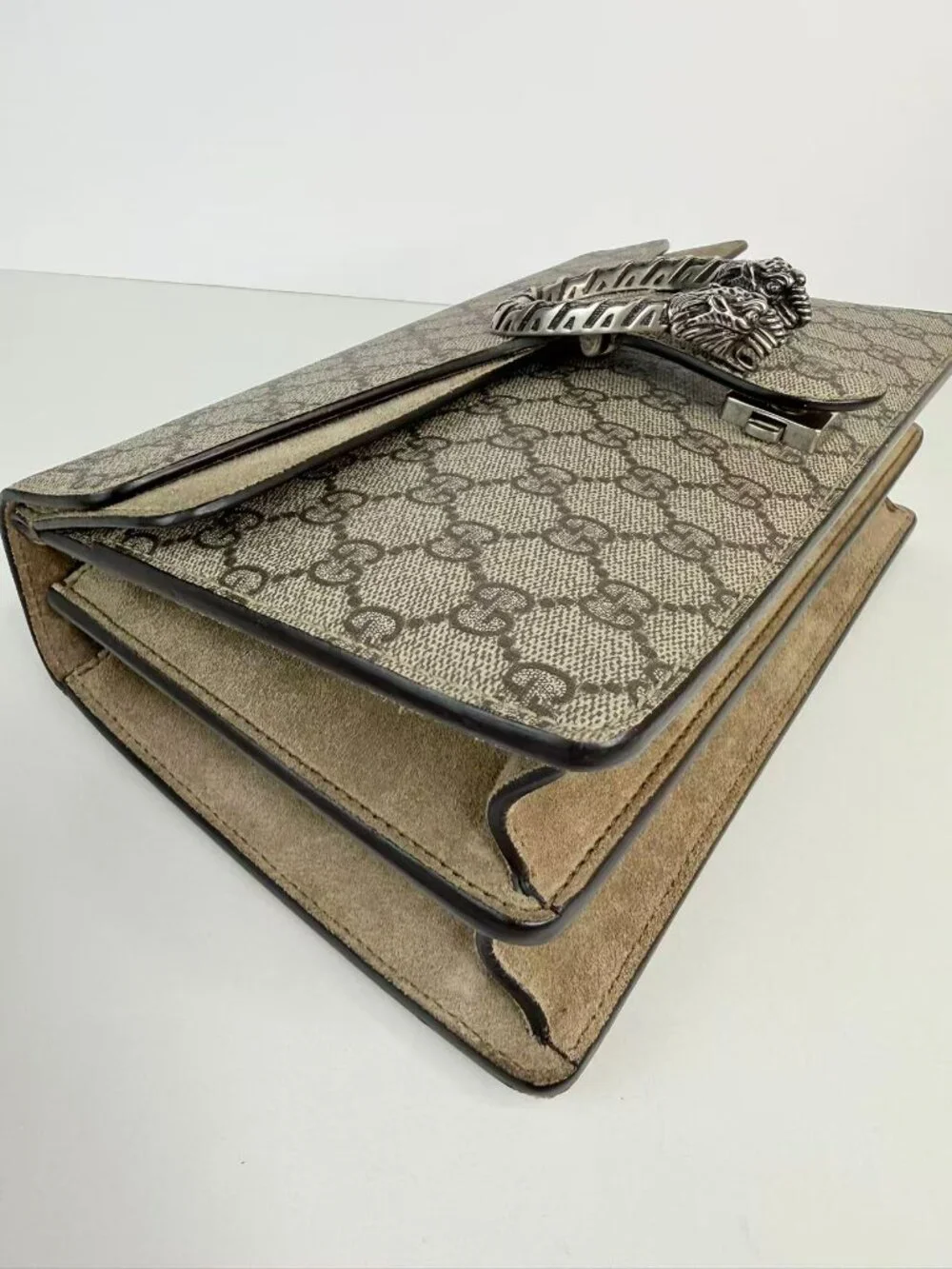 Gucci Dionysus Small GG Supreme Canvas Shoulder Crossbody Bag